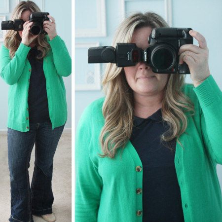 Navy and Green make me happy!