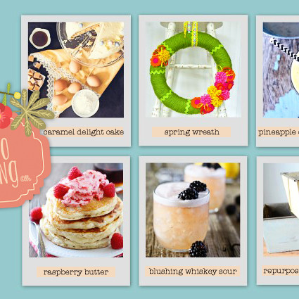 Hello Spring Features at the party with livelaughrowe.com