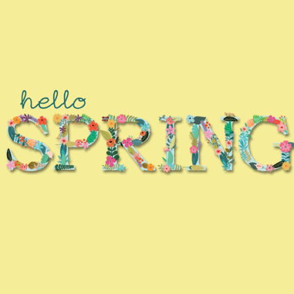 hello spring printable