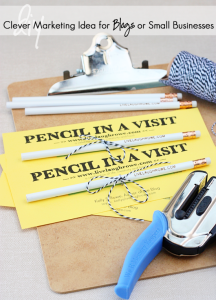 DIY Clever Marketing Idea for Blogs or Small Businesses copy