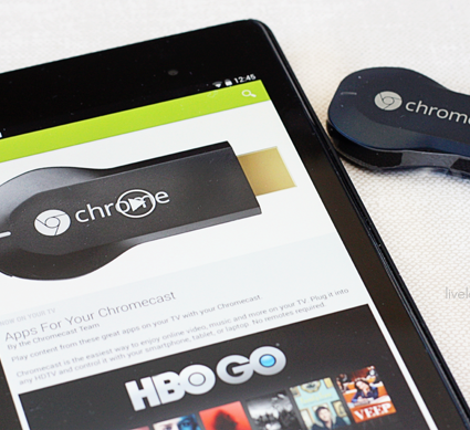 Everything you love on your tv via Chromecast with livelaughrowe.com