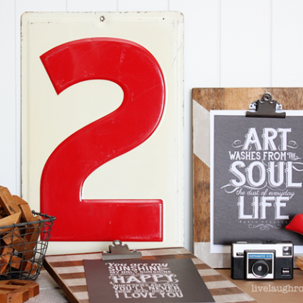 Beautiful DIY Photo or Printable Clipboards!