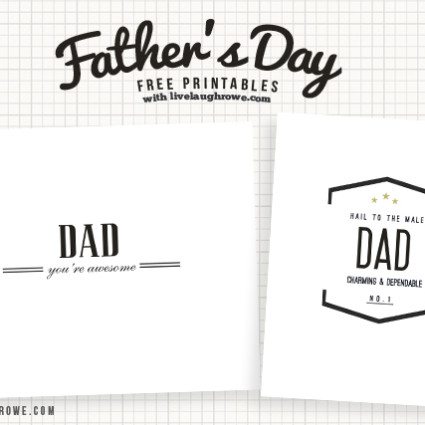 Free Father's Day Printables