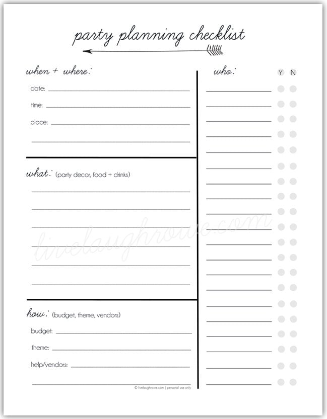 party-planning-templates