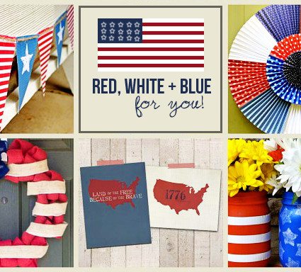 Red, White and Blue Features