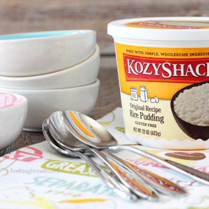 Taking a walk down memory lane with my daddy and Kozy Shack Rice Pudding