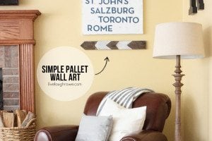 Simple Pallet Wall Art
