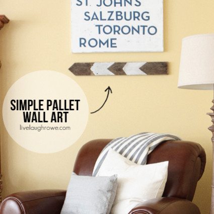 Simple Pallet Wall Art