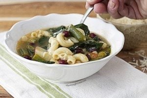 Warm up to a bowl of this hearty Southern Italian Stew. Recipe at livelaughrowe.com