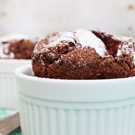 Chocolate Lovers Rejoice! Enjoy this Skinny Chocolate Souffle with less guilt, thanks to Weight Watchers. livelaughrowe.com