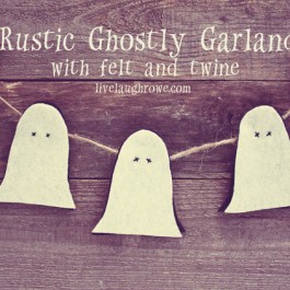 Rustic Ghostly Garland