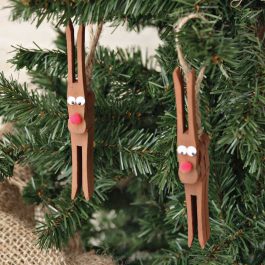 reindeer kid-friendly ornament