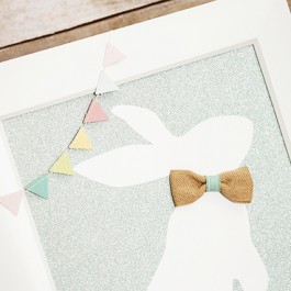 Adorable Bunny Silhouette to add to your seasonal home decor!