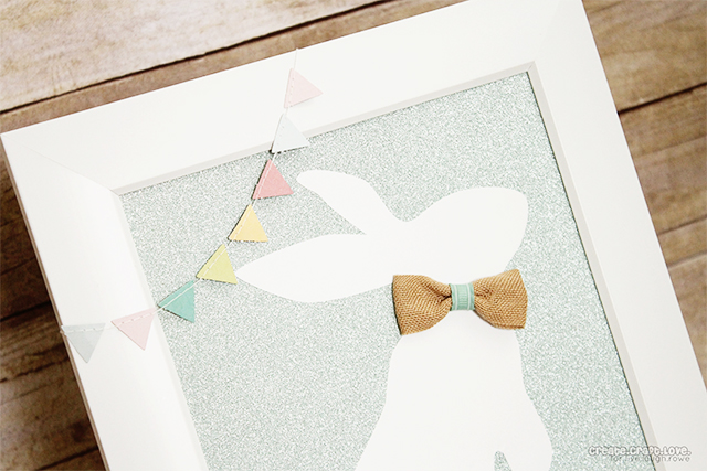 Adorable Bunny Silhouette to add to your seasonal home decor!
