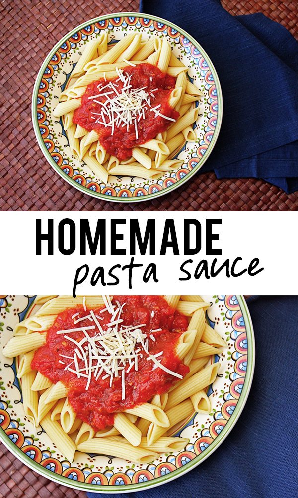 Homemade Pasta Sauce Recipe - Live Laugh Rowe