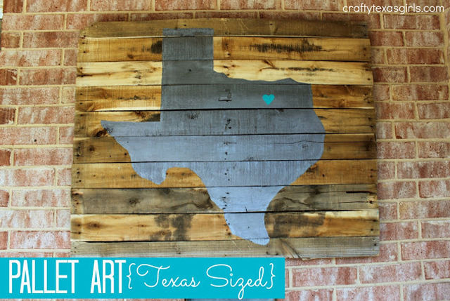 Texas Pallet Art