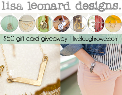 lisa leonard designs giveaway