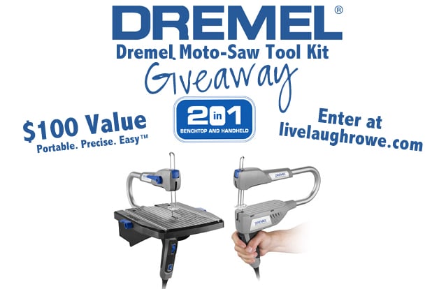Dremel Moto-Saw giveaway with livelaughrowe.com