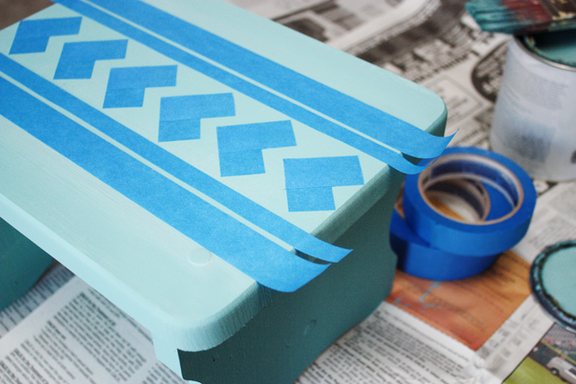 Create your stencil using ScotchBlue Painter's tape