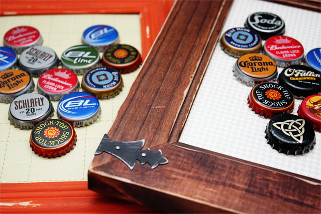 DIY Bottle Cap Magetic Boards