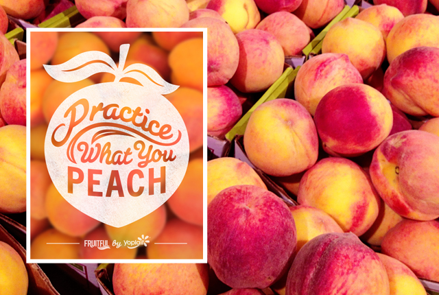 Fruitful Yogurt. Peaches