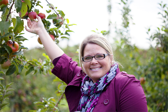 Kelly picking apples copy