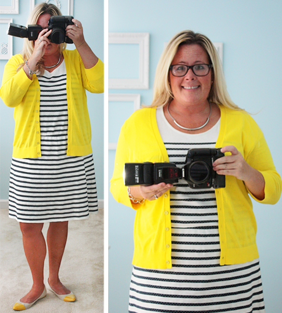 Yellow Stripes and Polka Dots | WIWW with livelaughrowe