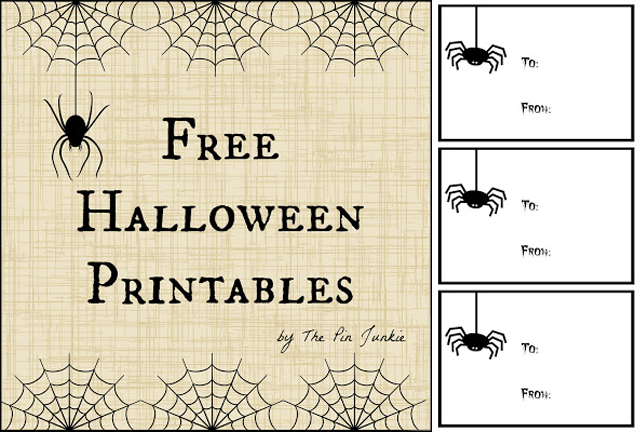 Halloween Printables from The Pin Junkie