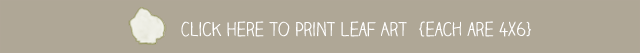 Print Leaf Printable