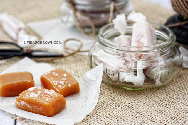 Incredibly simple gift idea! Homemade Salted Caramels