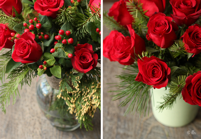 Gorgeous Holiday Floral Arranging Tips and Arrangements with livelaughrowe.com