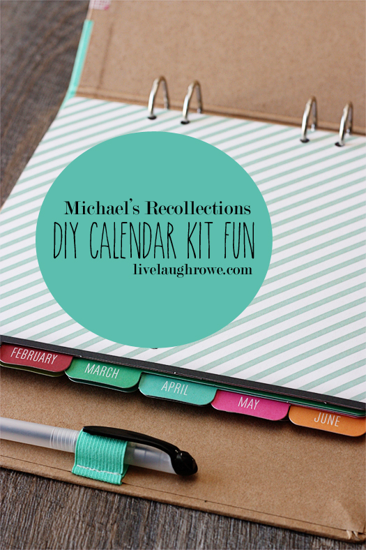 Great gift idea!! Michaels Recollection Calendar Kit Fun with livelaughrowe.com