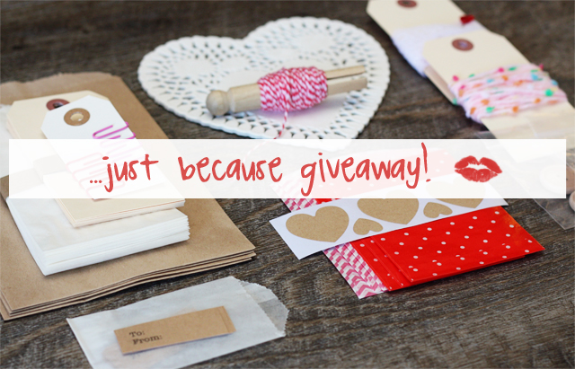 Just Because Valentines Crafty Supply Giveaway