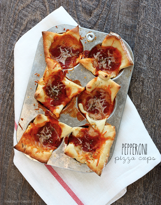 Pepperoni Pizza Cups