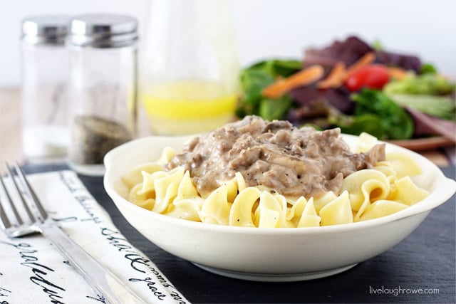 A delicious and light Beef Stroganoff recipe.  Weight Watcher Points=9