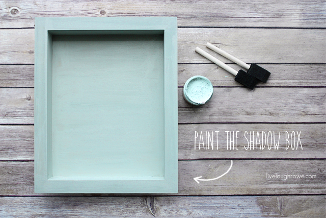 painting the shadow box
