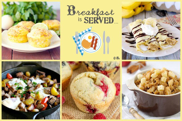 Breakfast is Served with delicious breakfast dishes at livelaughrowe.com