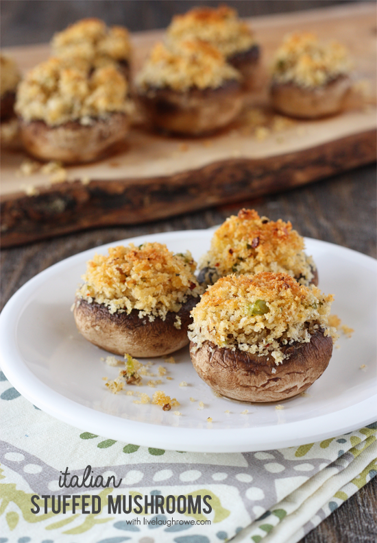 Delicious and easy Italian Stuffed Mushrooms make the perfect appetizer