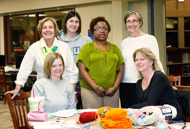 Introduction to Crochet Teacher and Classmates