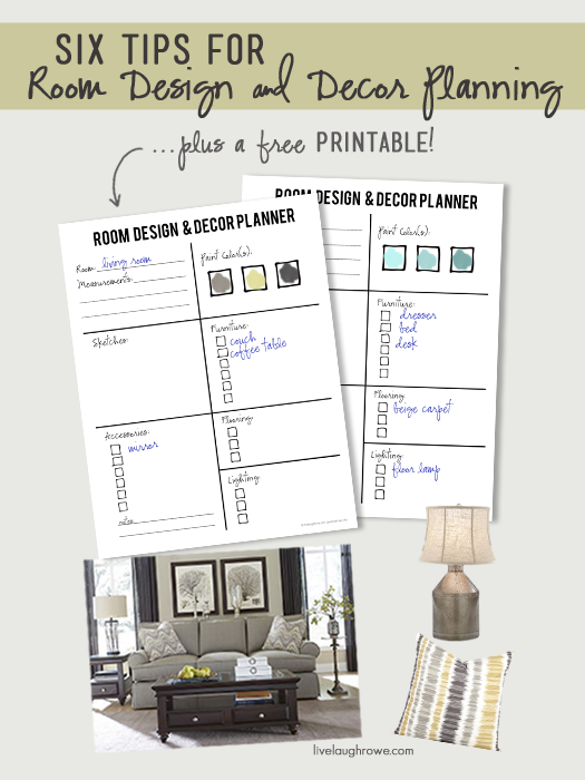 Six Tips on Room  Design  and Decor  Planning  Live Laugh Rowe