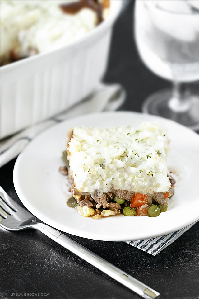 Dinner is served, Shepherd's Pie