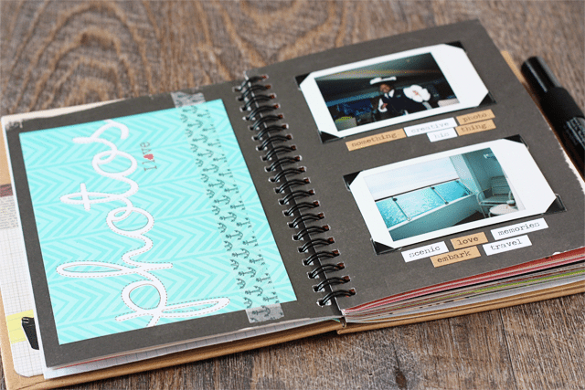 Travel Smash Book  Simple Travel Scrapbooking Idea & Flip Through 