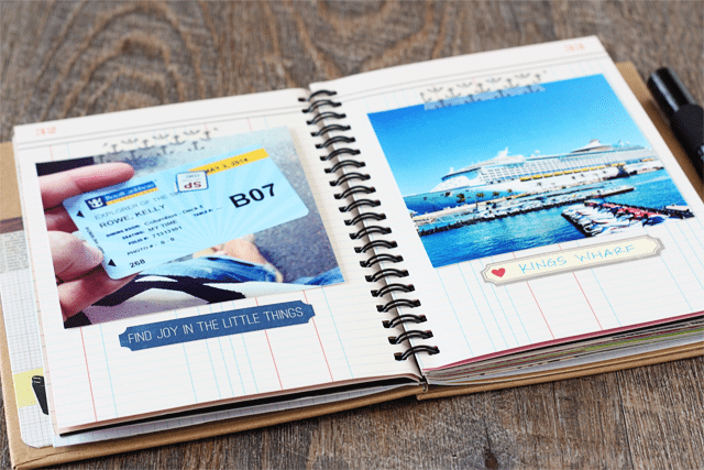 How to create a travel smash book and smashbook flip through