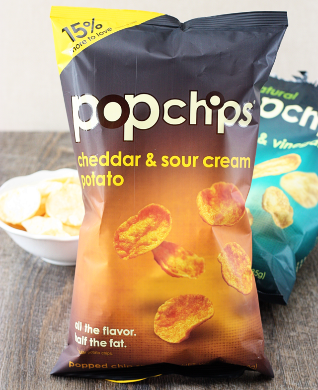 Snack on with popchips