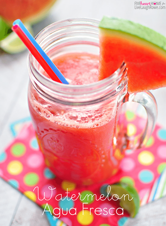 Watermelon Agua Fresca by Five Heart Home for Live Laugh Rowe