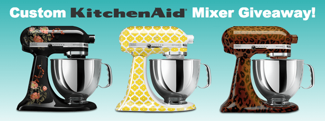 Custom KitchenAid Mixer Giveaway