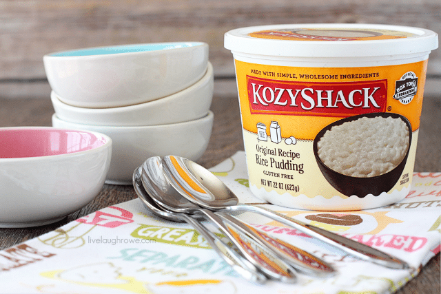 Taking a walk down memory lane with my daddy and Kozy Shack Rice Pudding