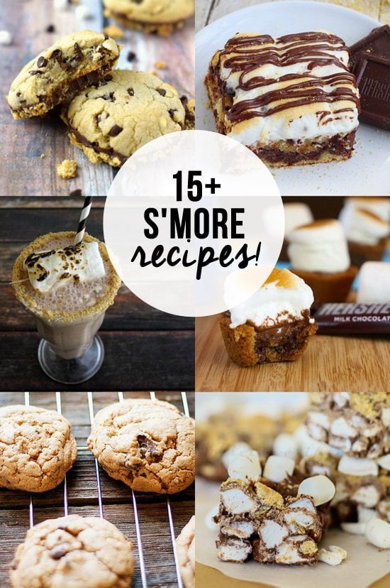 More S'mores Please! Sharing 15+ S'more recipes to tickle your cravings.