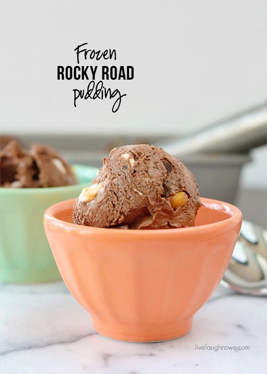 Frozen Rocky Road Pudding