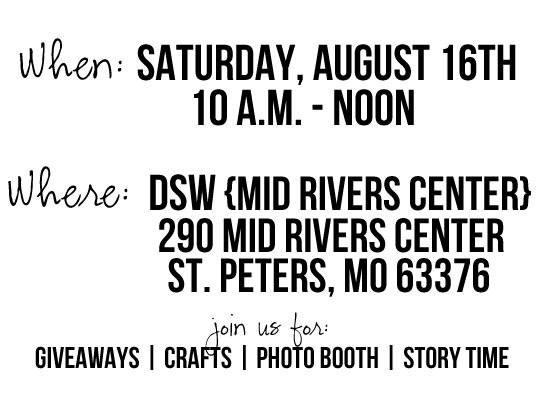 DSW Family Fun Event in STL Live Laugh Rowe